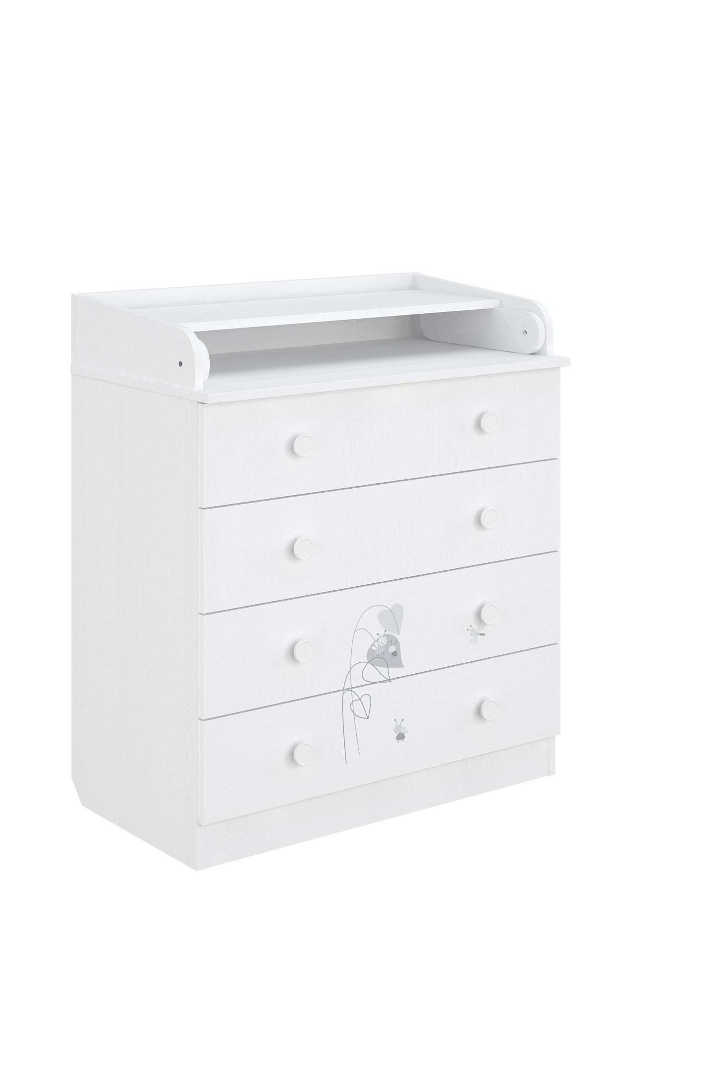 Shefa Kids Changing Dresser 800 French Collection, Amis, white