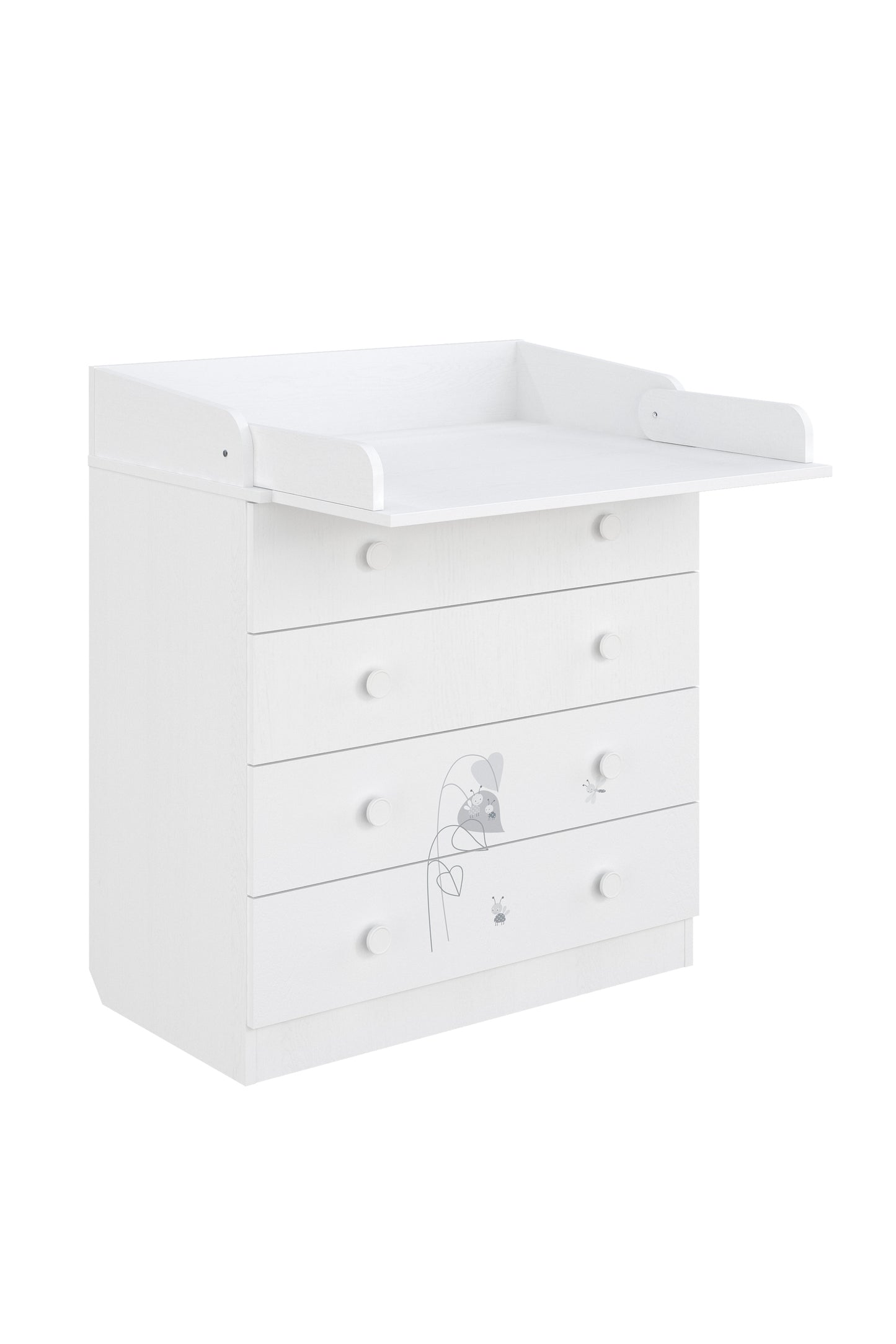 Shefa Kids Changing Dresser 800 French Collection, Amis, white