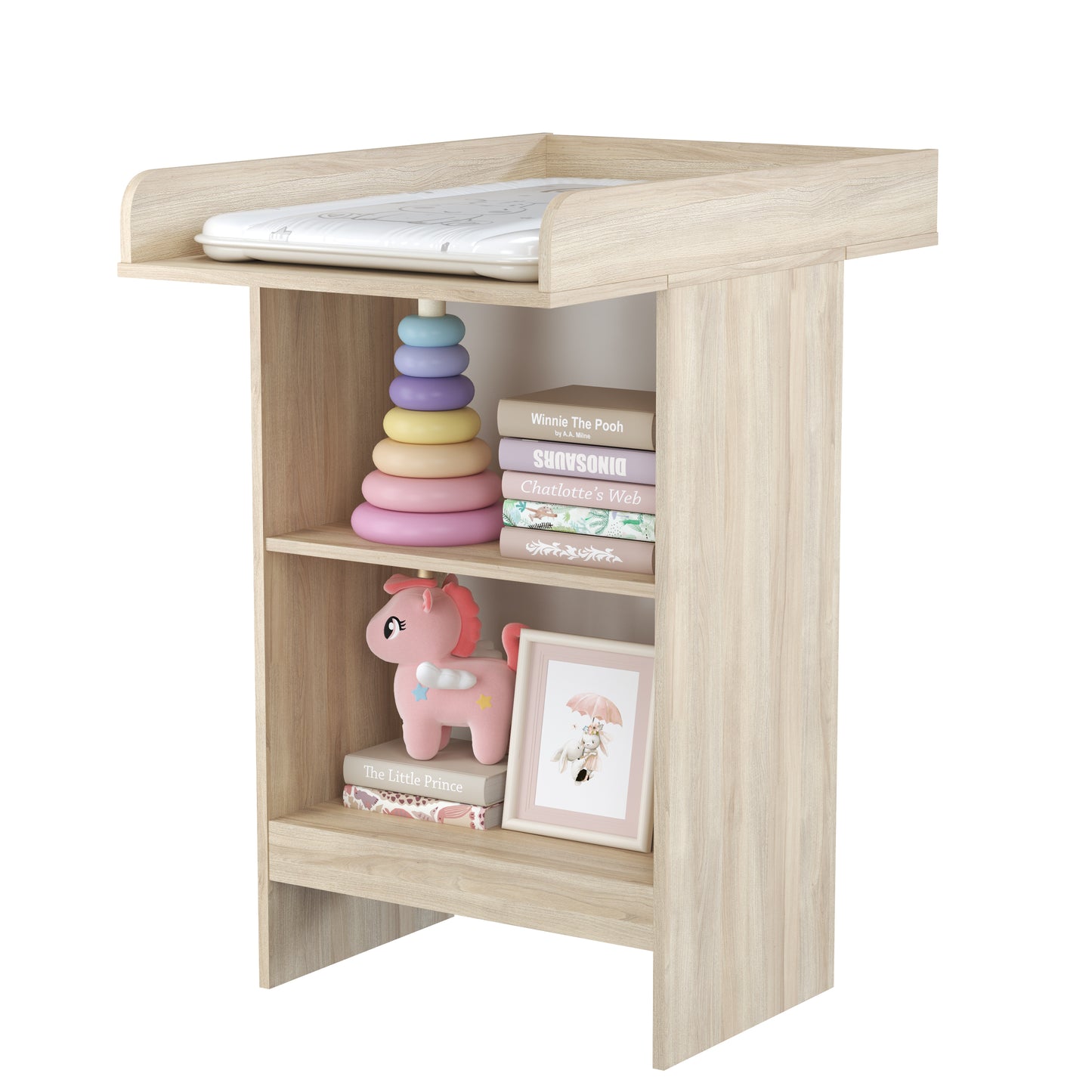 Shefa Kids Changing Table Basic Line 602 elm-white with removable top