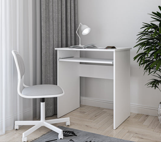 Shefa Line LUNA Computer Desk 68x50 cm White Compact Table