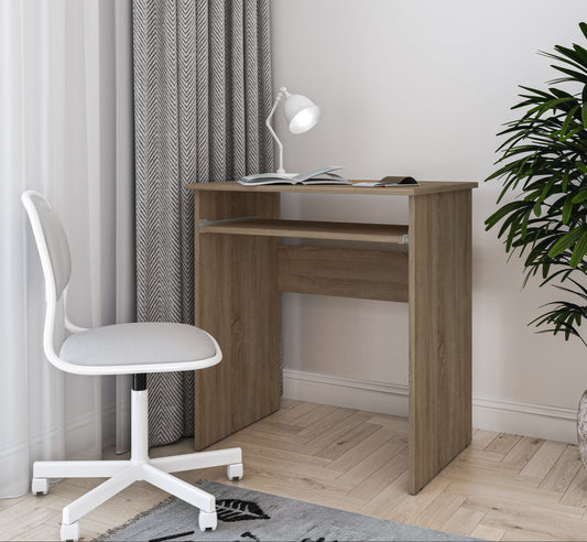 Shefa Line LUNA Computer Desk 68x50 cm Sonoma Oak Compact Table