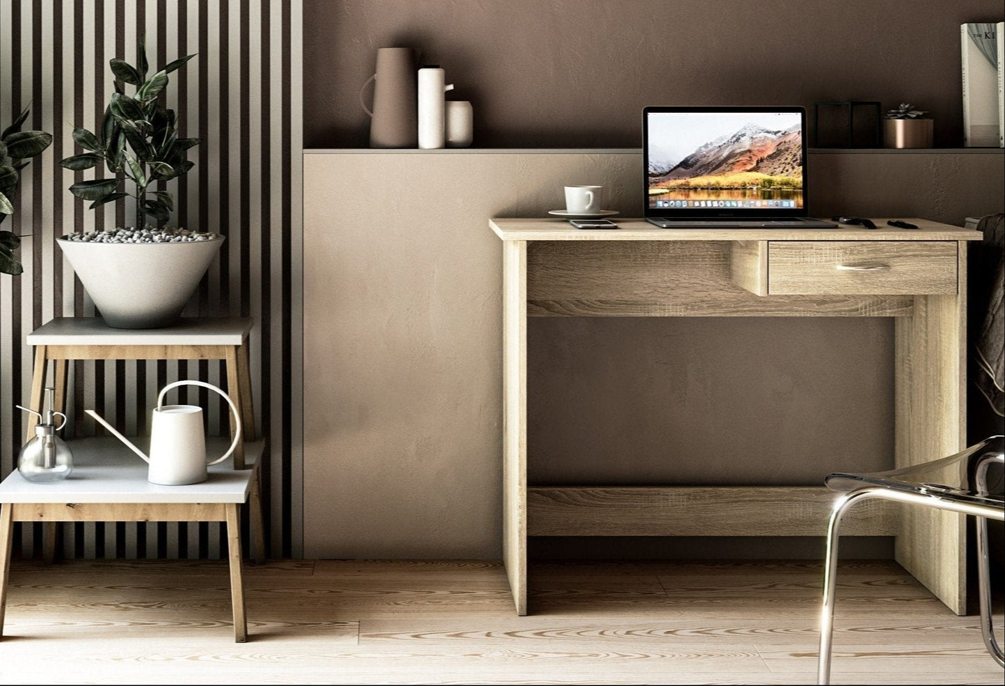 Shefa Line Nano Computer desk Sonoma oak 90x40 cm