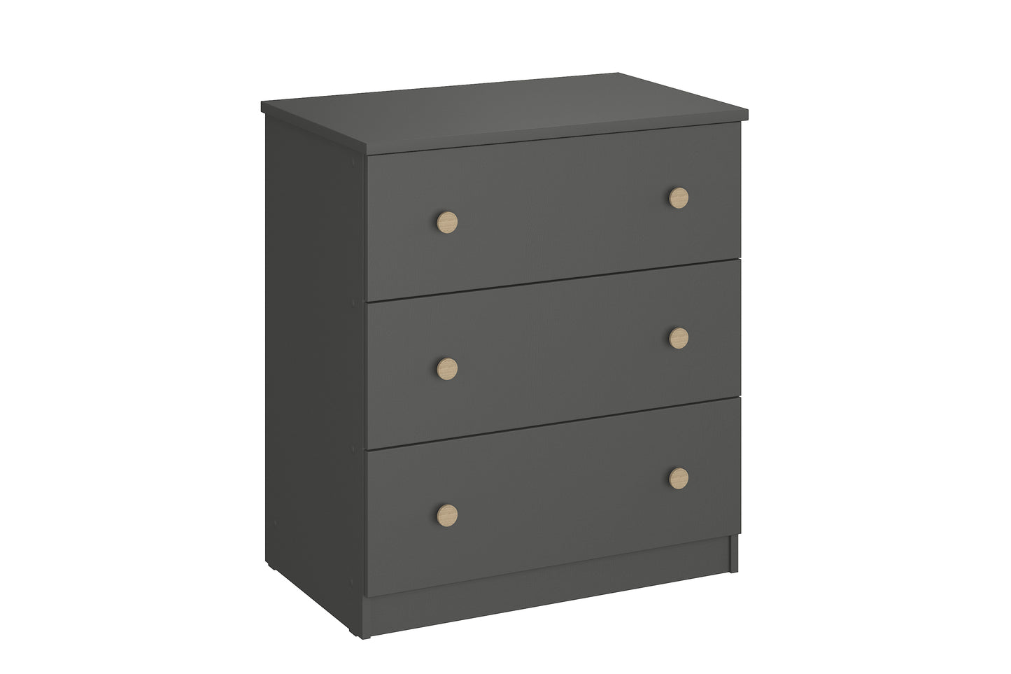 Shefa Kids Changing Dresser Design line 888 Graphite - Cremona Oak