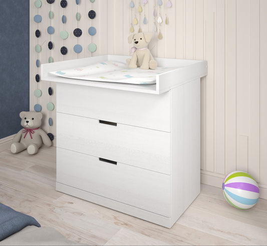 Shefa Kids Changing Top 801 Universal for IKEA Dressers, white