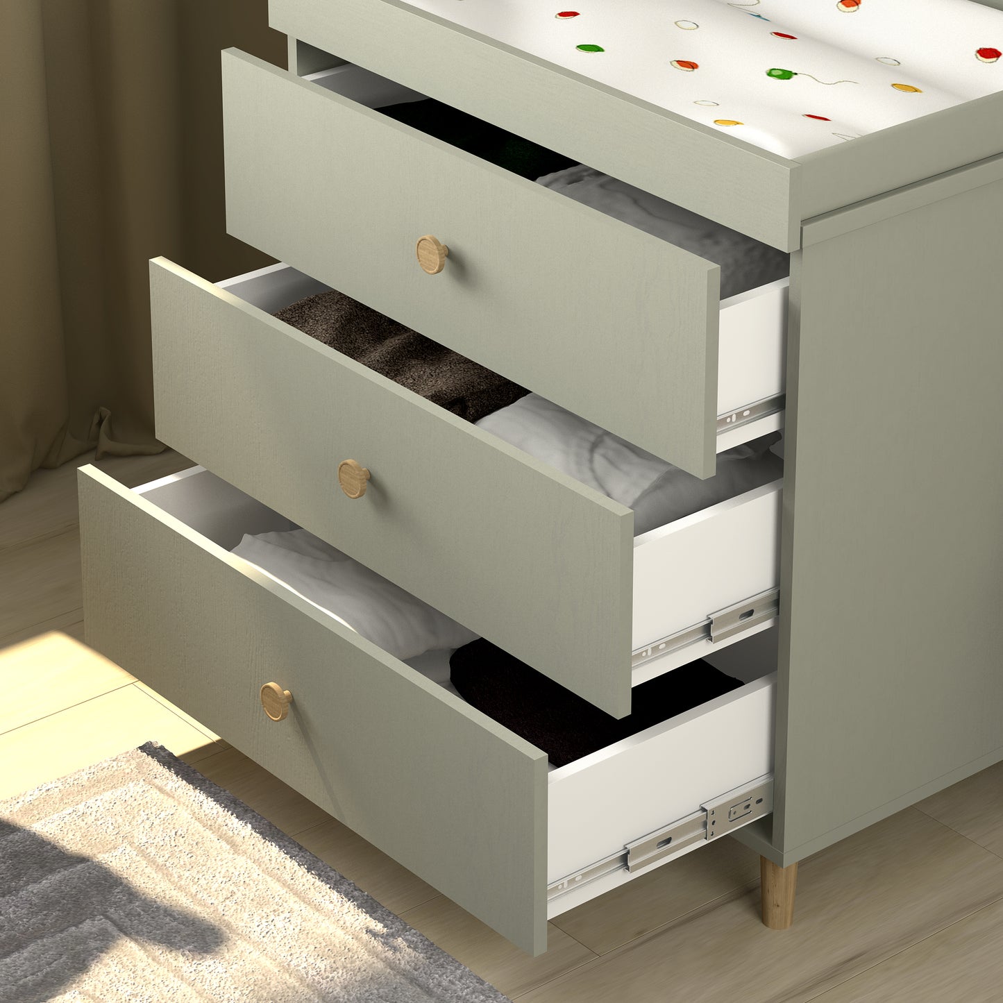 Shefa Kids Changing dresser 890 Grey