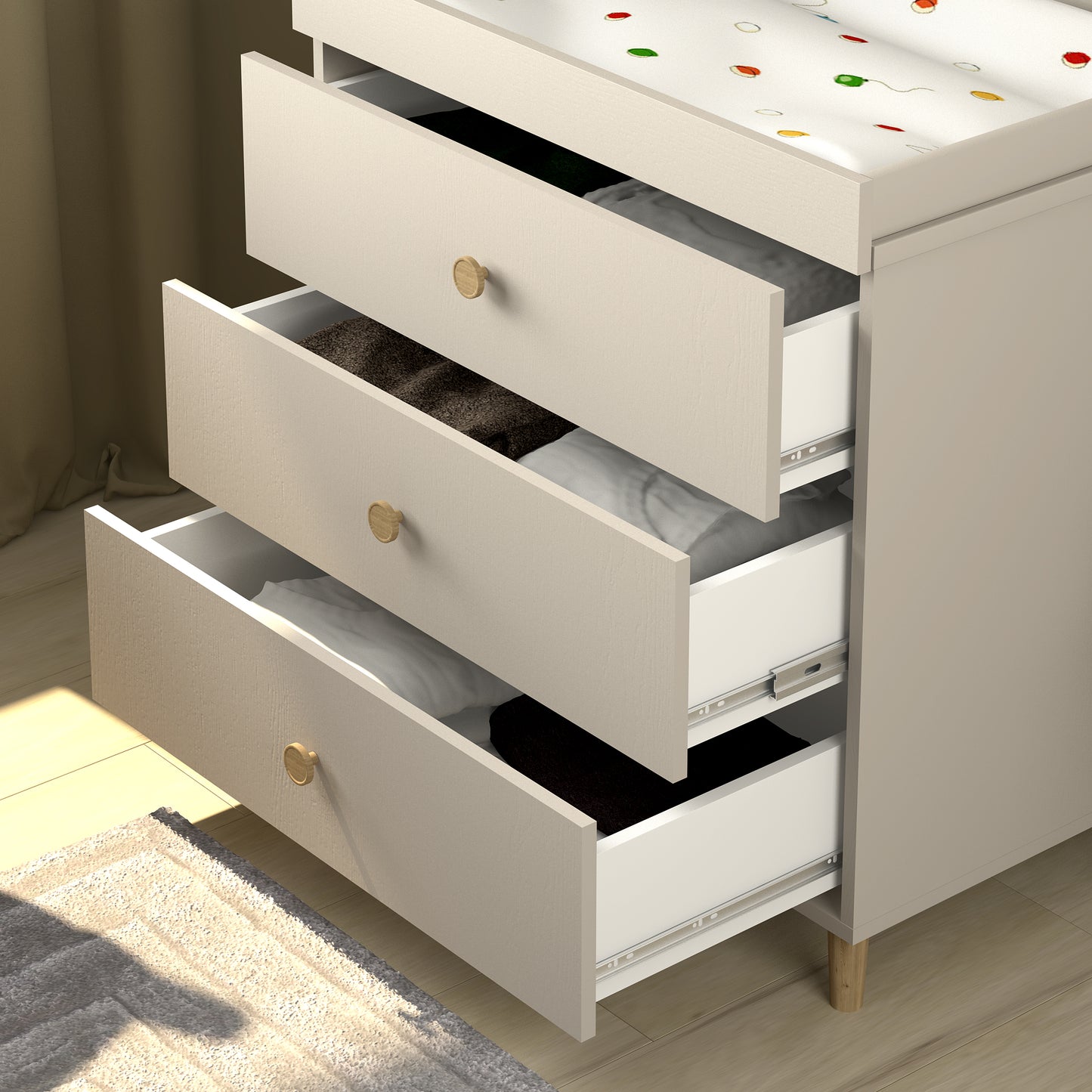 Shefa Kids Changing dresser 890 Cashmere beige