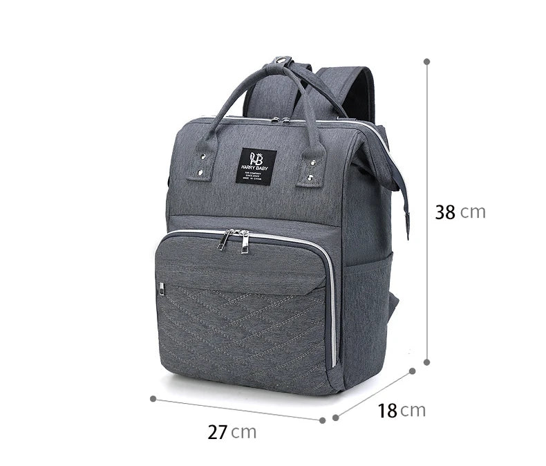Shefa Kids Travel Backpack and Stroller Organizer – Large Baby Nappy Changing Bag For Moms with USB phone charging