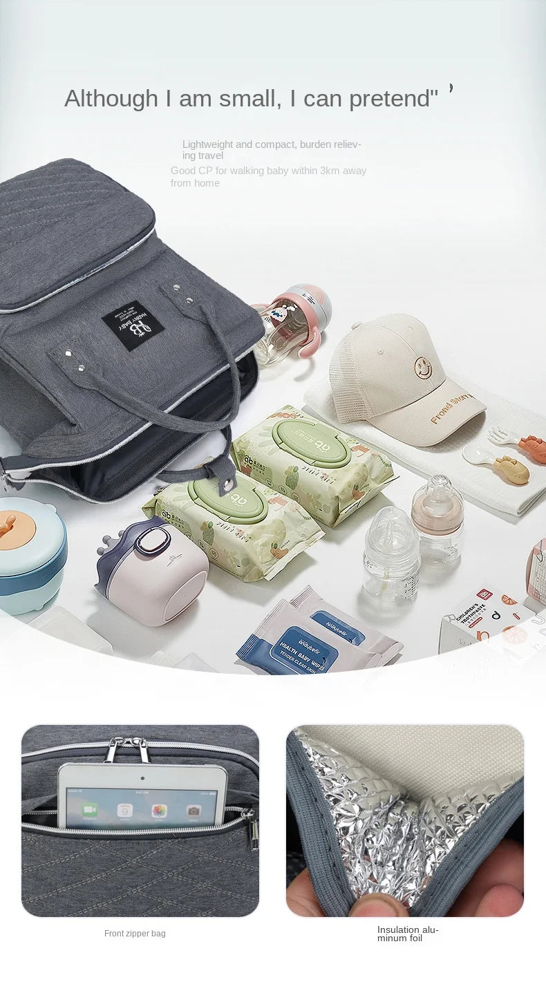 Shefa Kids Travel Backpack and Stroller Organizer – Large Baby Nappy Changing Bag For Moms with USB phone charging