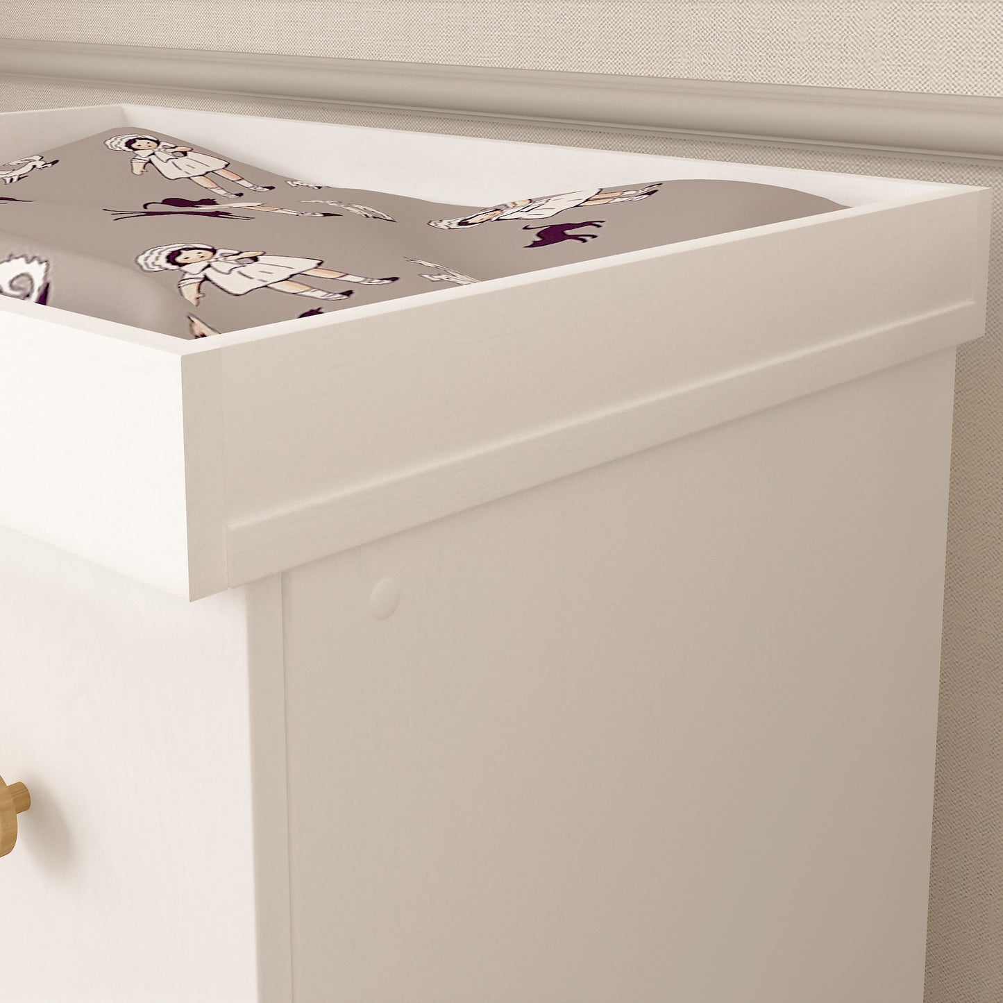 Shefa Kids Changing Dresser Design line 888 White