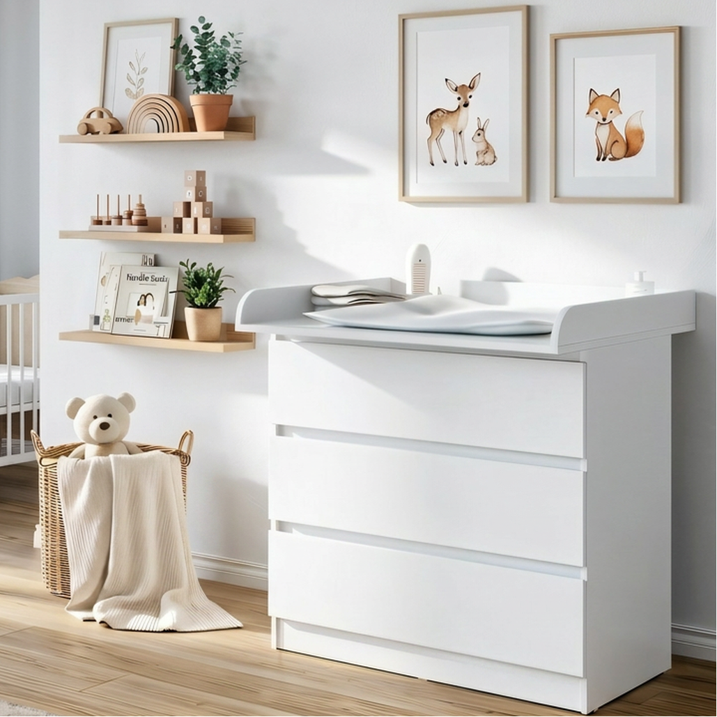 Shefa Kids Changing Top 800 Universal for IKEA Dressers, white