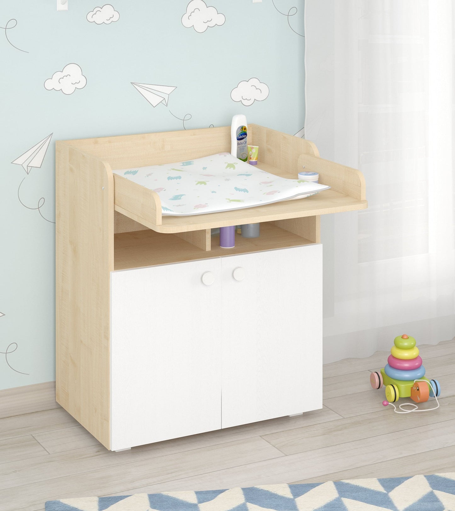Shefa Kids Changing Unit Basic line 700, natural-white