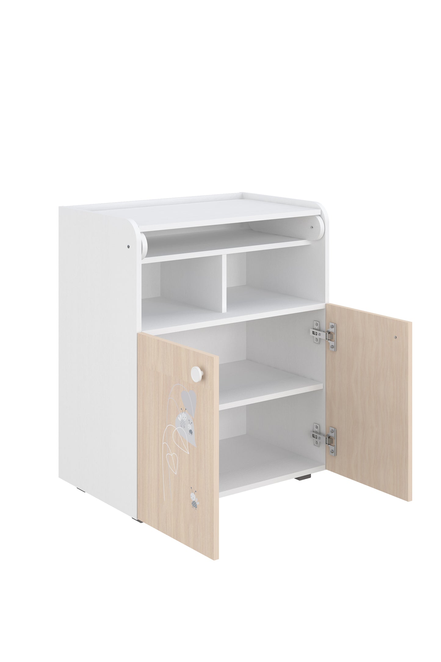 Shefa Kids Changing Unit 700 French Collection, Amis, white-pastell oak