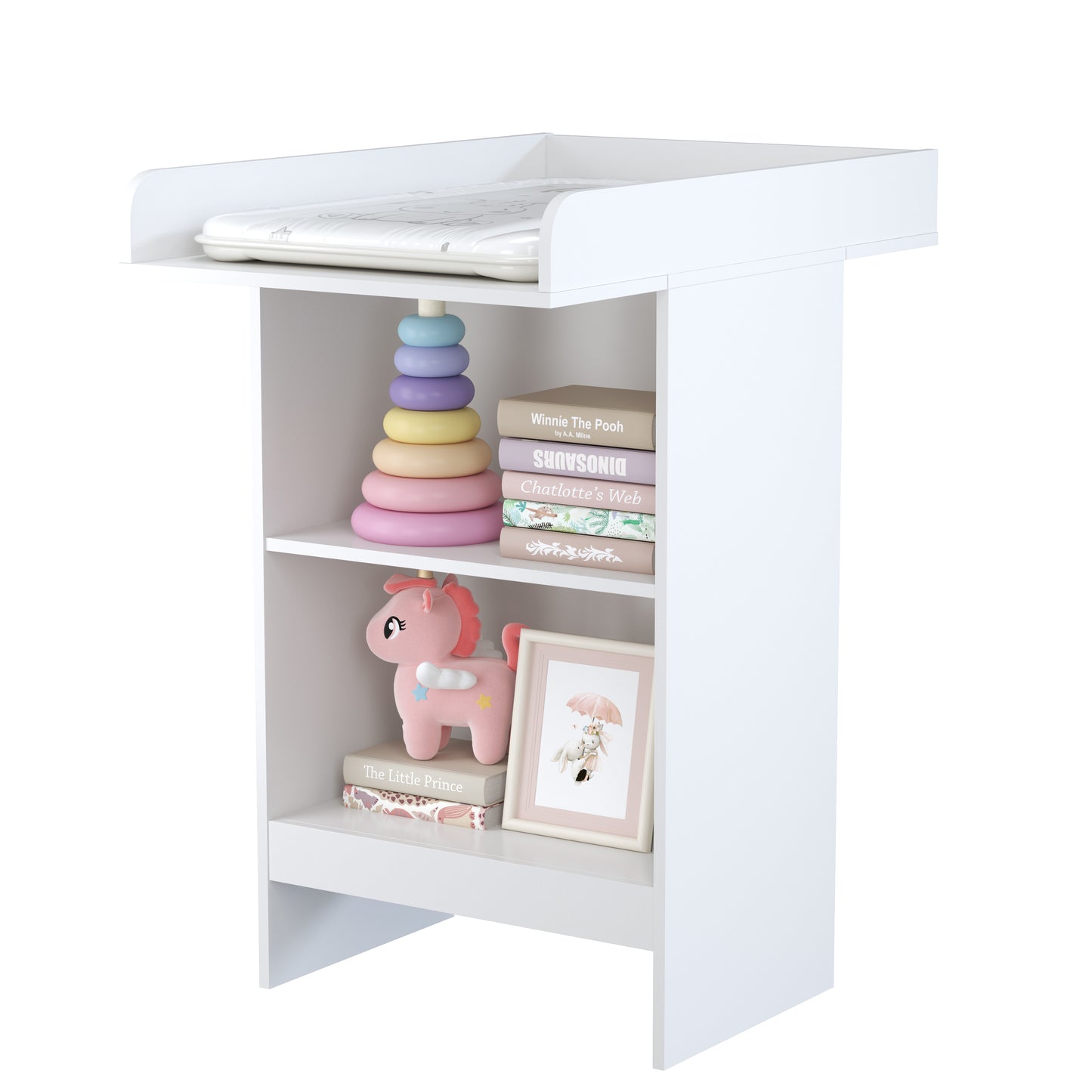 Shefa Kids Changing Table Basic Line 602 white with removable top
