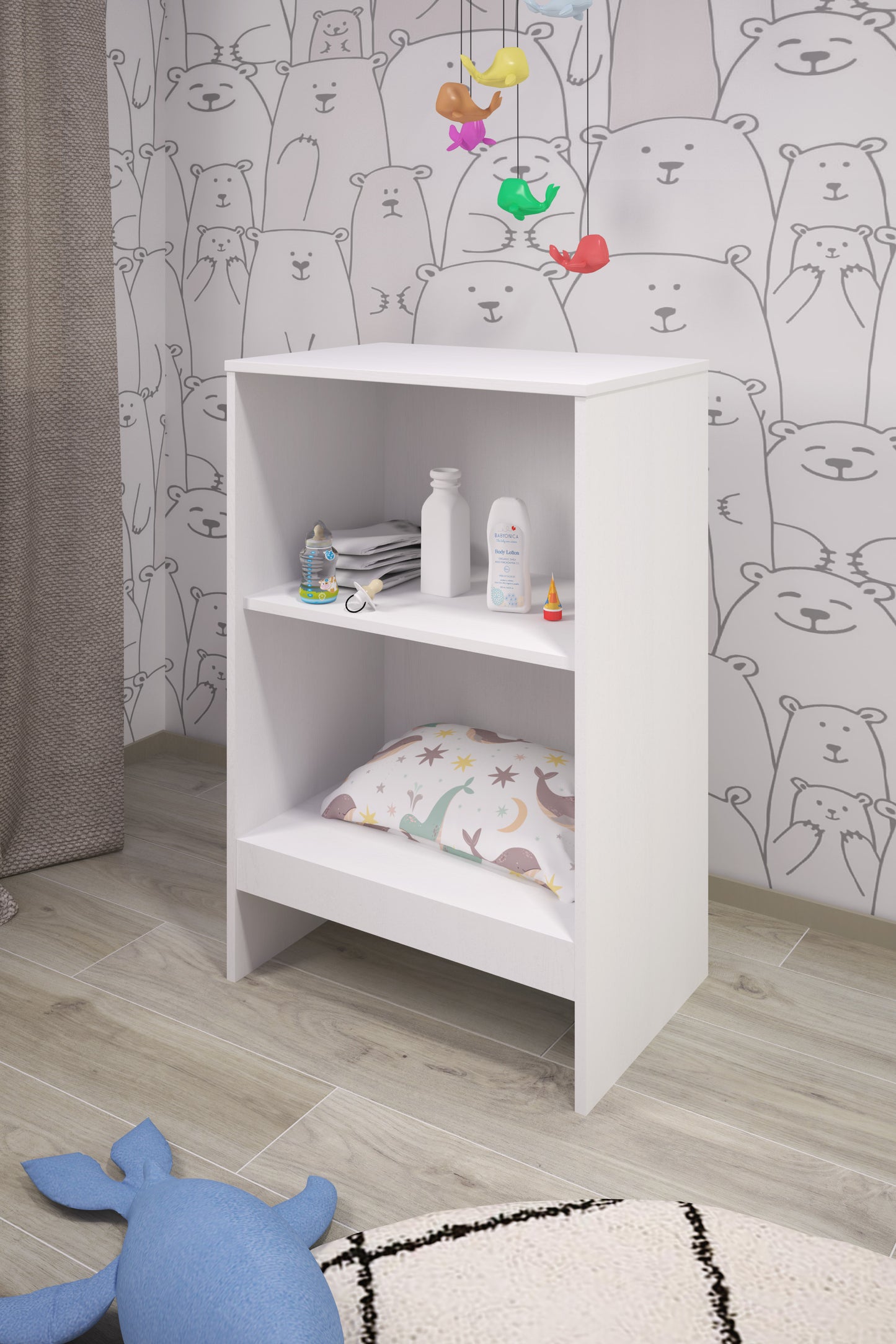 Shefa Kids Changing Table Basic Line 602 white with removable top