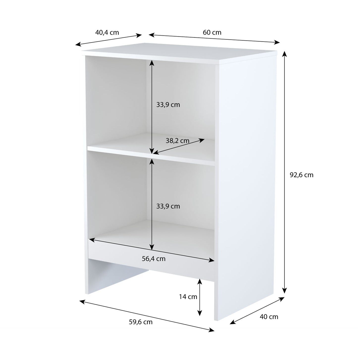 Shefa Kids Changing Table Basic Line 602 white with removable top