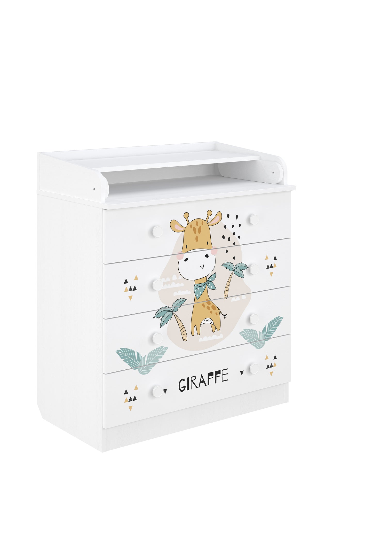 Shefa Kids Changing dresser Design line 800, Giraffe, white