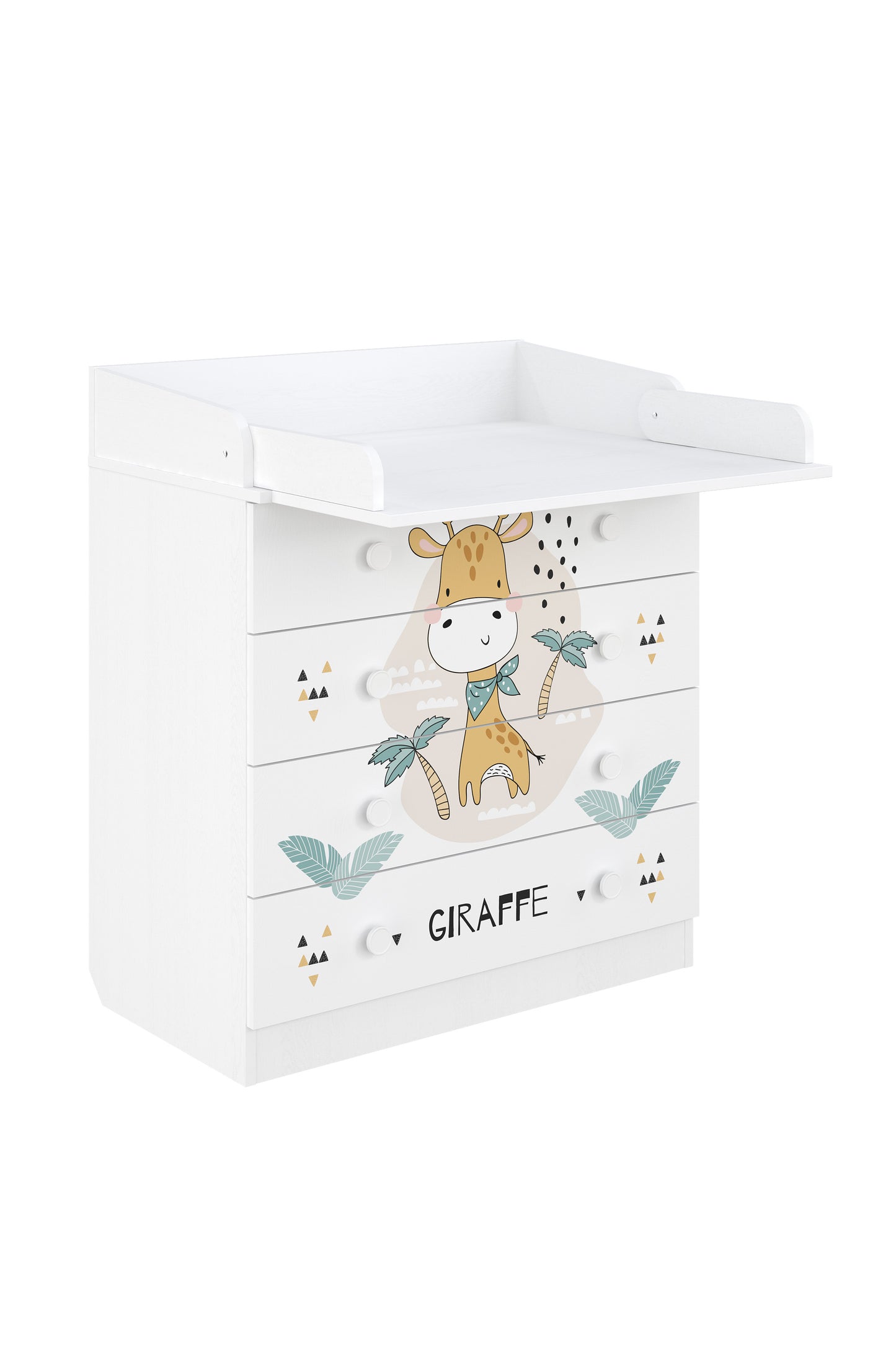 Shefa Kids Changing dresser Design line 800, Giraffe, white