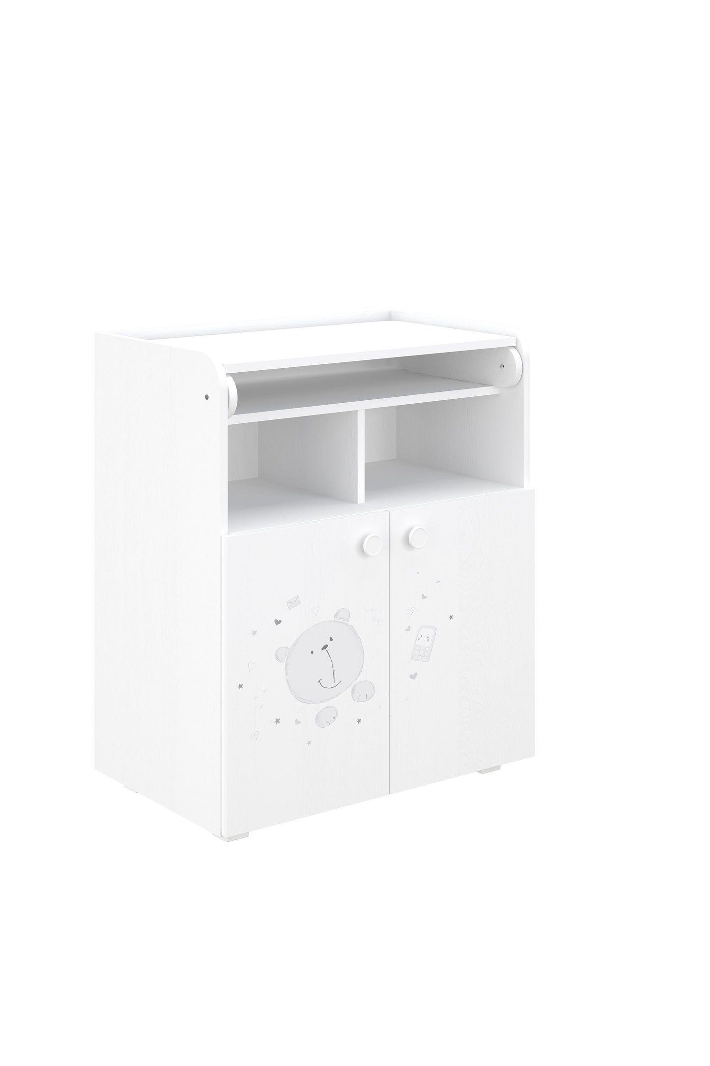 Shefa Kids Changing Unit 700 French Collection, Teddy, white