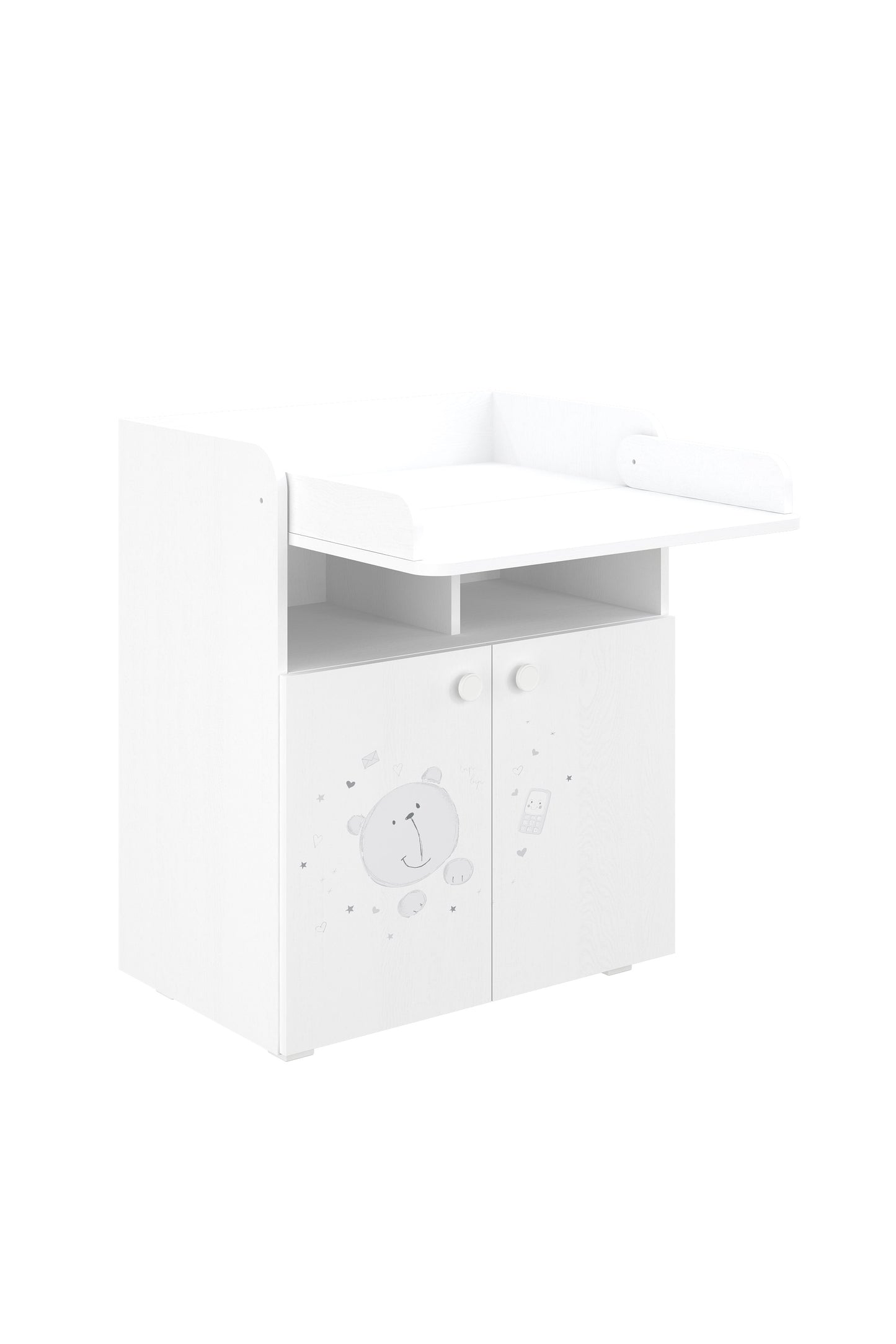 Shefa Kids Changing Unit 700 French Collection, Teddy, white