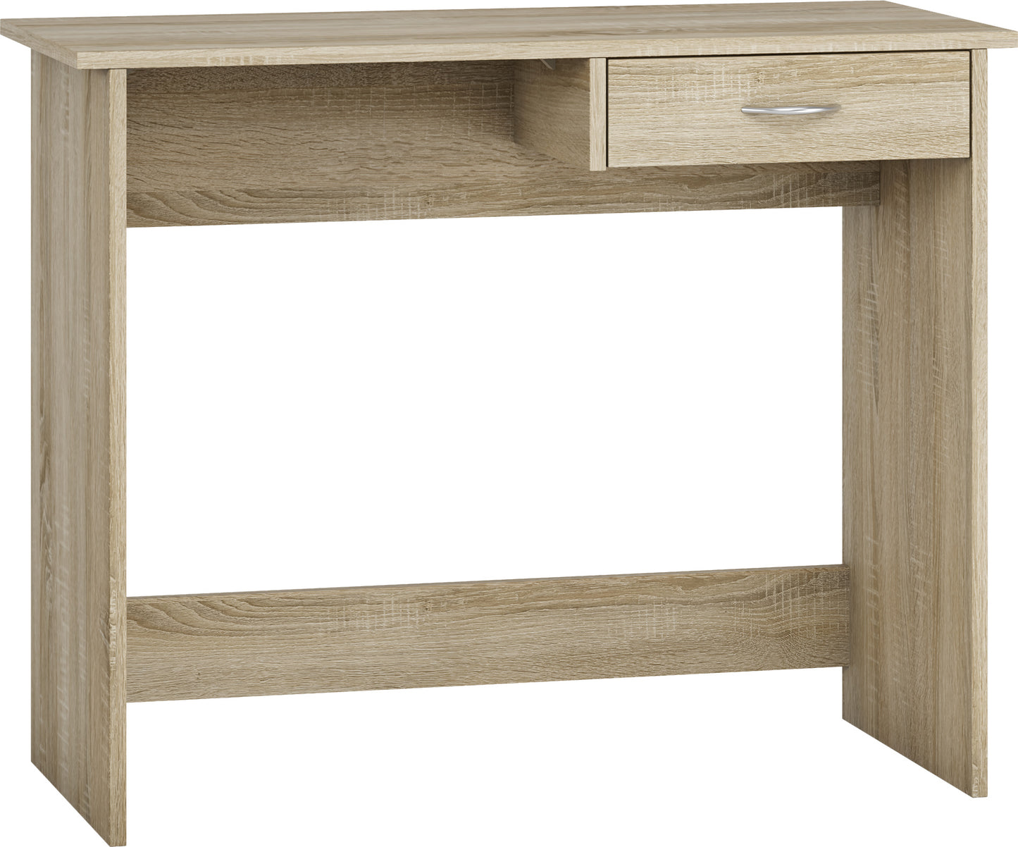 Shefa Line Nano Computer desk Sonoma oak 90x40 cm, compact solution with a drawer