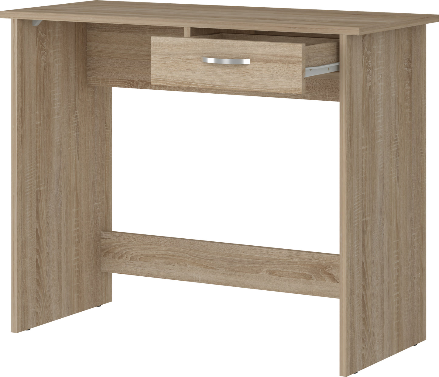 Shefa Line Nano Computer desk Sonoma oak 90x40 cm, compact solution with a drawer