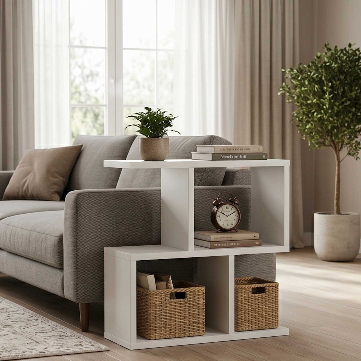 Shelving unit Shefa Line Eden 60 White