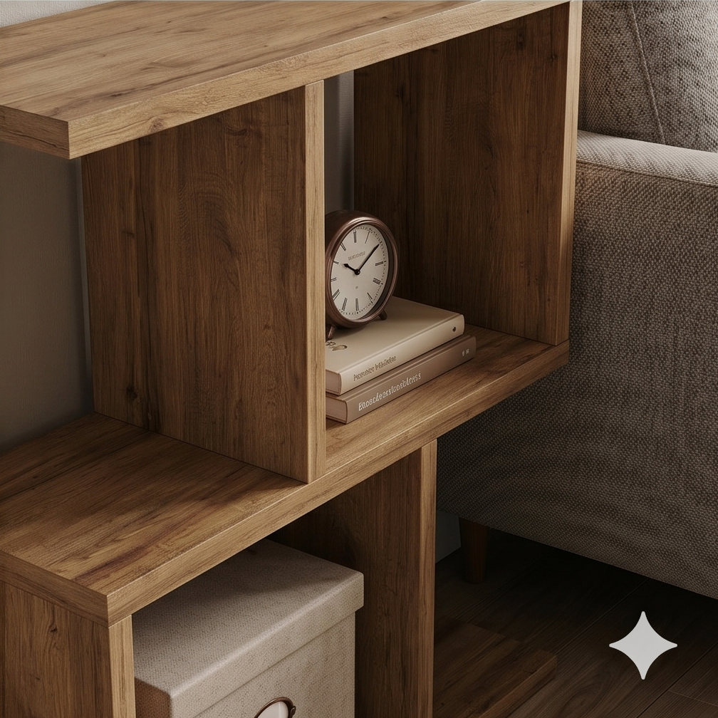 Shelving unit Shefa Line Eden 60 Wotan Oak