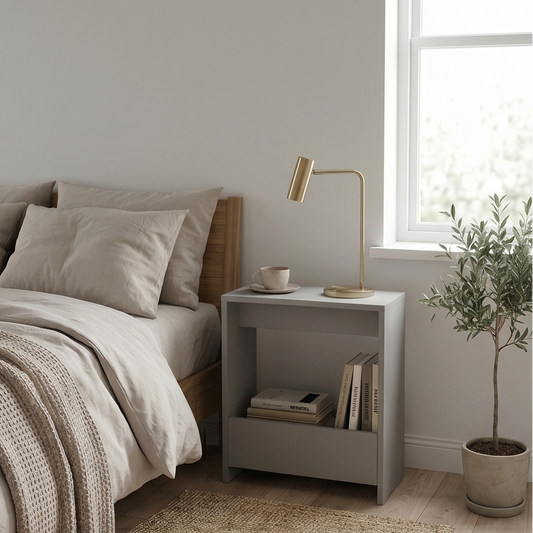 Slim Side Table Shefa Line Focus 55 Grey