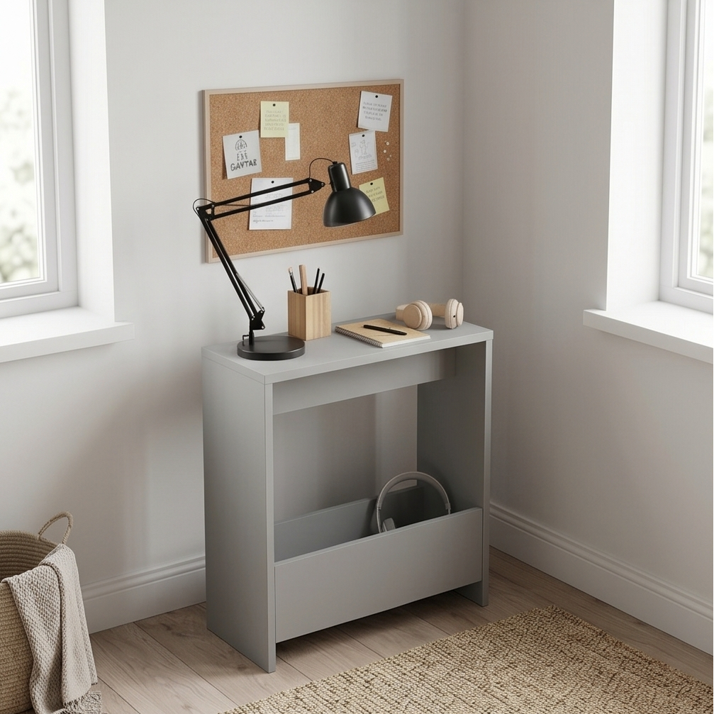 Slim Side Table Shefa Line Focus 55 Grey
