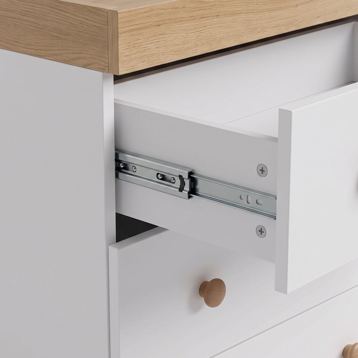 Shefa Kids Changing Dresser Design line 888 White