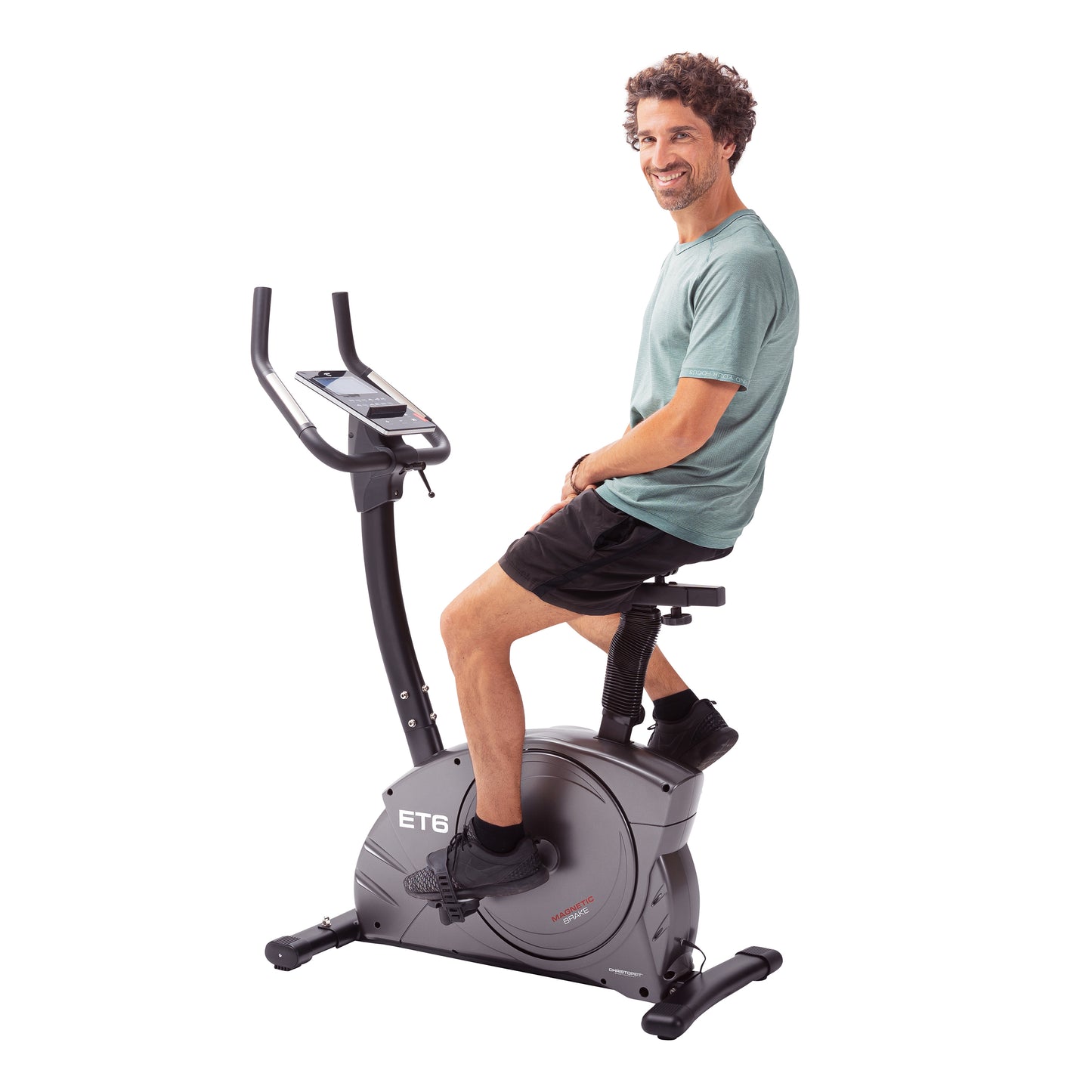 Exercise bike Ergometer ET 6 with Kinomap, incl. Heart rate receiver