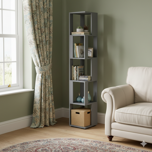 Shelving unit Shefa Line Element-5 Graphite