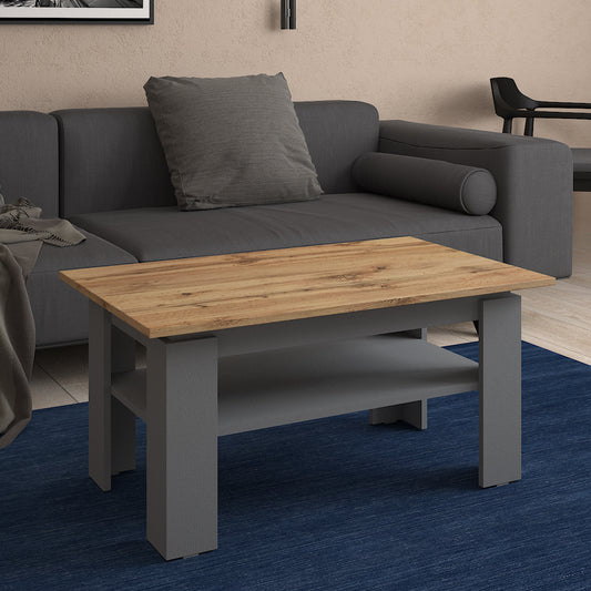 Coffee table Shefa Line Element 900 Oak - Graphite