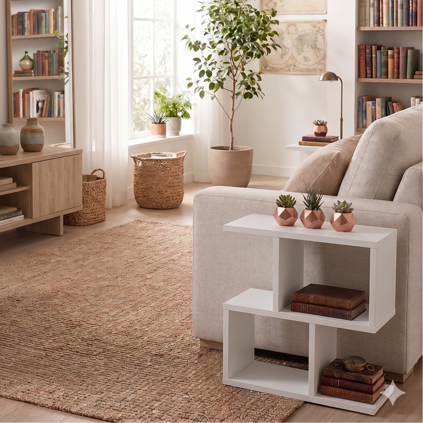 Shelving unit Shefa Line Eden 60 White