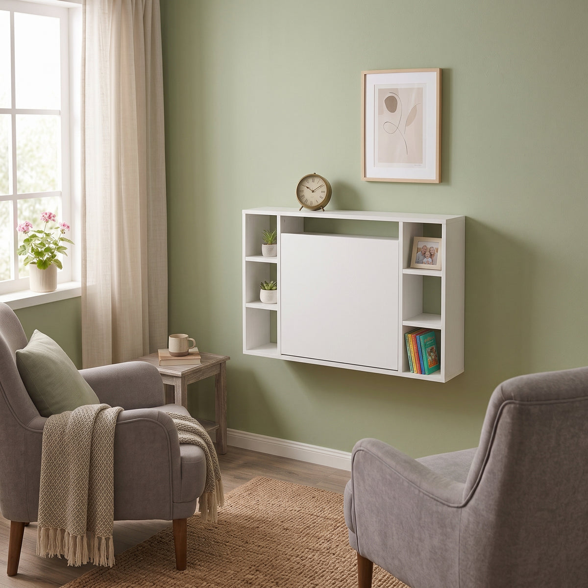 Folding desk Shefa Line Maris, white