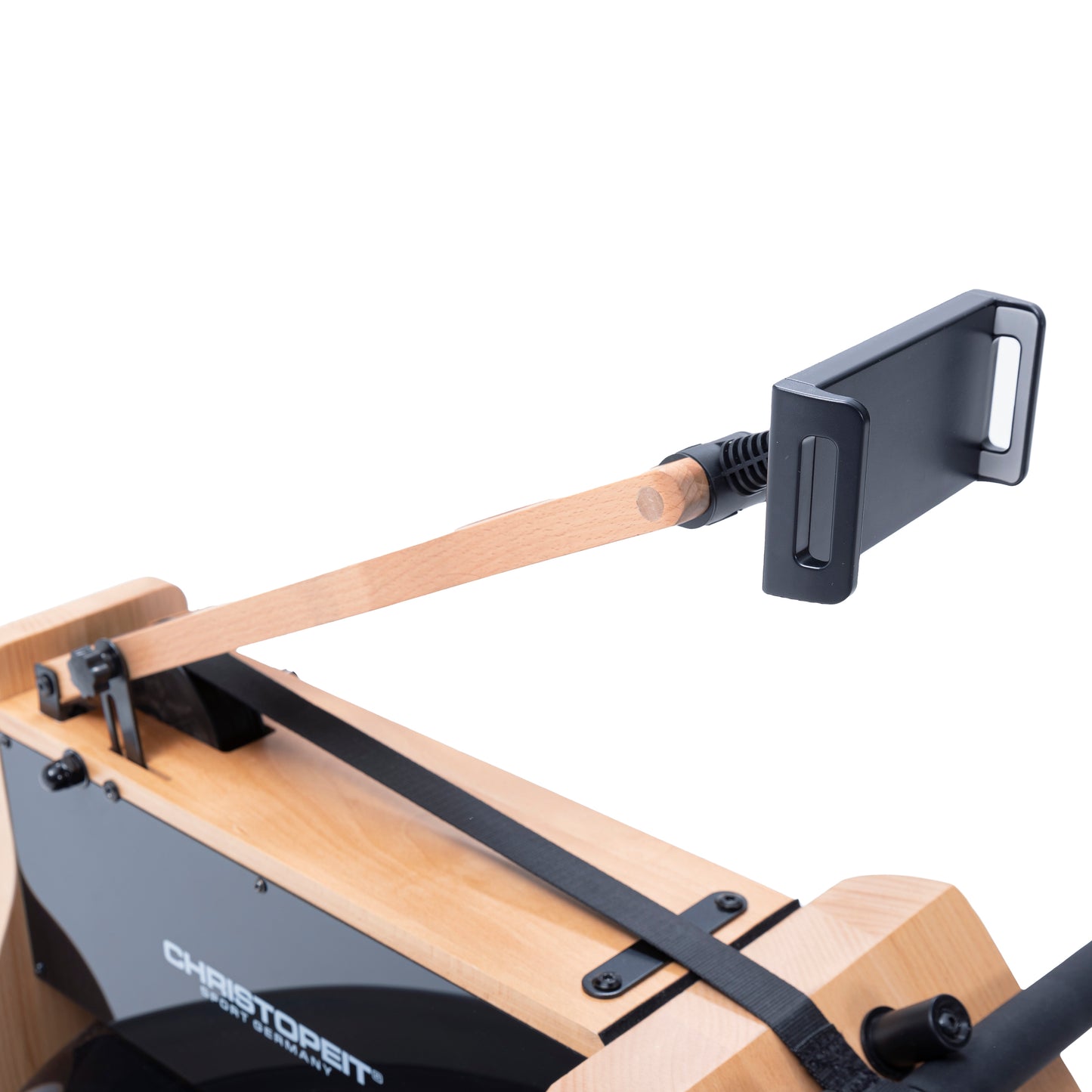Wooden water rower WP 5000 with Kinomap, incl. Heart rate receiver
