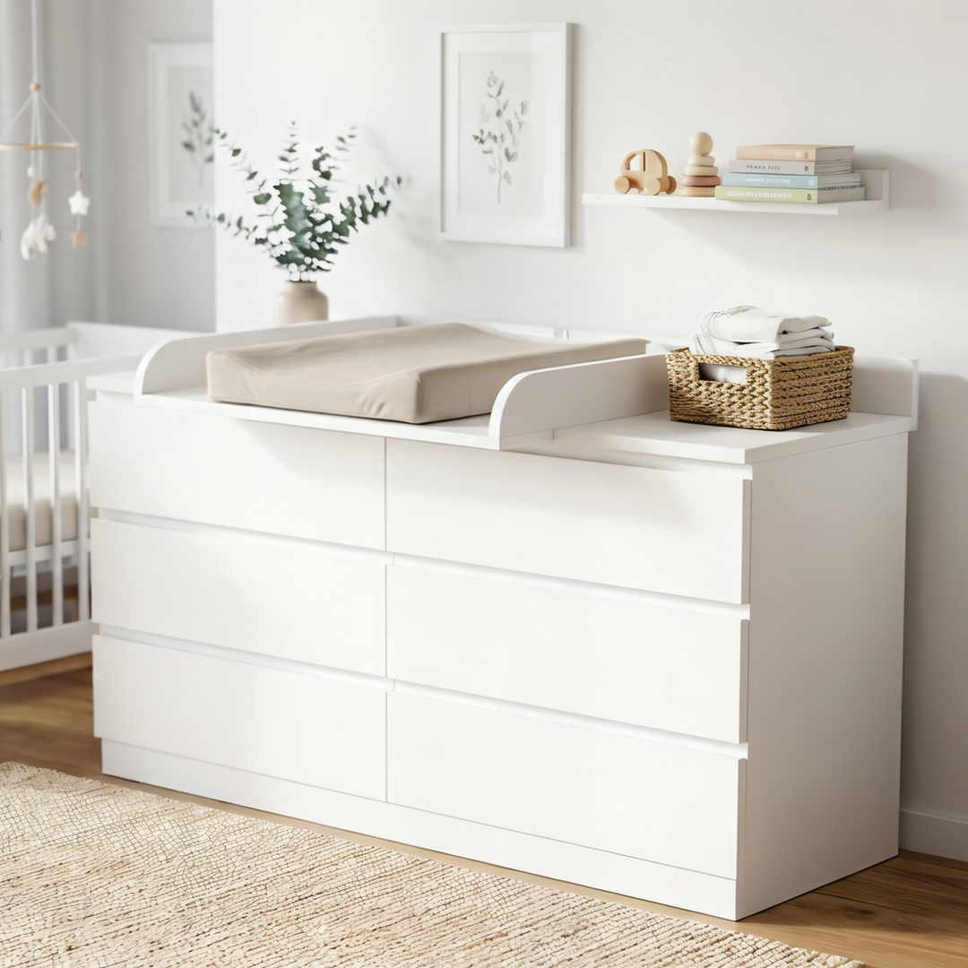 Shefa Kids Changing Top 800 Universal for IKEA Dressers, white