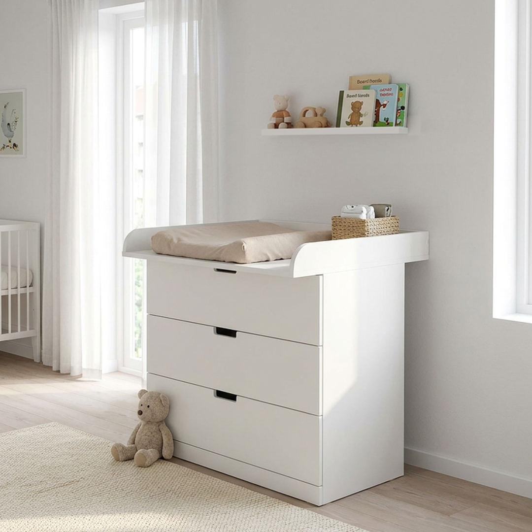 Shefa Kids Changing Top 800 Universal for IKEA Dressers, white